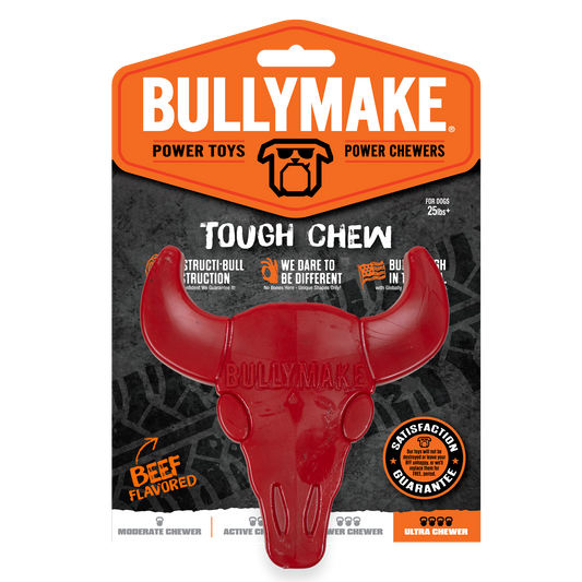 Bullymake Bull Horns Beef Flavor Nylon Chew Toy