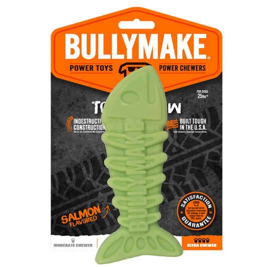 Bullymake Fishbone Salmon Flavor Nylon Chew Toy