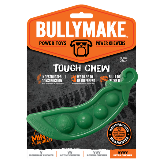 Bullymake Pea Pod Mint Flavor Nylon Chew Toy