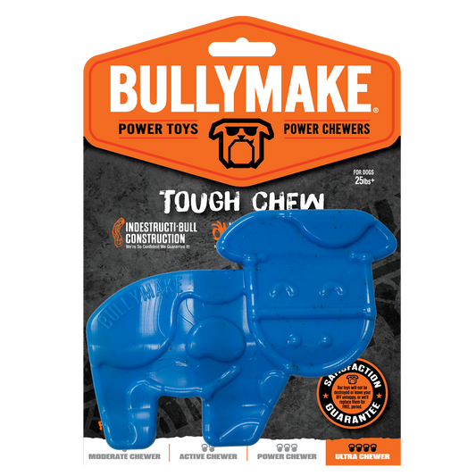 Bullymake Blue Cow Beef Flavor Nylon Chew Toy